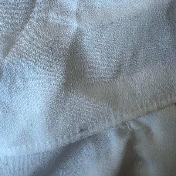 Topshop Off-White Ruched Blouse - Picture 5 of 5